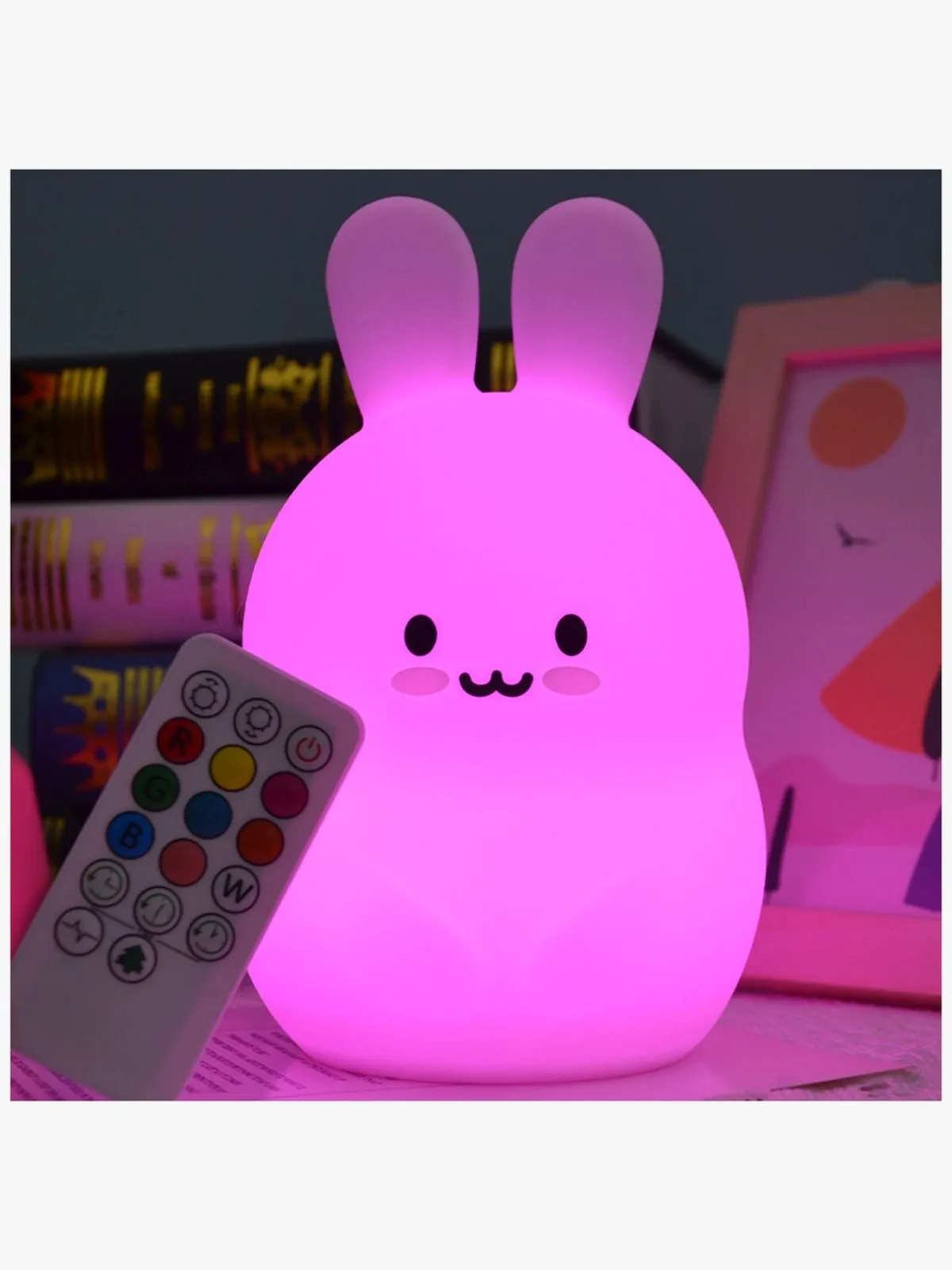 Børn Nitelite Lamper & Belysning-Natlampe Kanin, Hvid