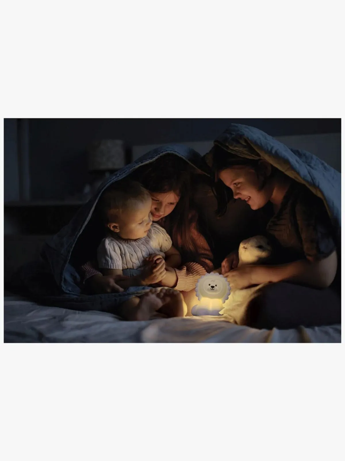 Børn Nitelite Lamper & Belysning-Natlampe Løve, Hvid