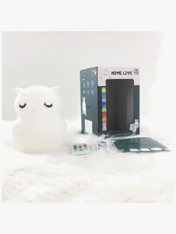 Børn Nitelite Lamper & Belysning-Natlampe Ugle, Hvid