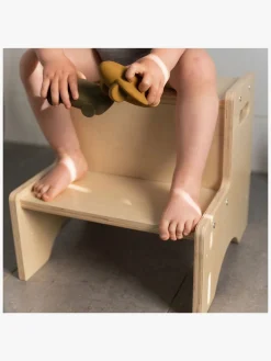 Børnemøbler|Nofred Step Up Skammel, Birketræ Beige
