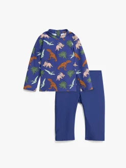 Uv & Strand|Nordbjrn Nordbjørn Almö UV-Sæt, Dino Blå/Flerfarvet