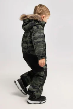Børn Nordbjrn Overtøj-Nordbjørn Arctic Flyverdragt, Hide and Seek Green
