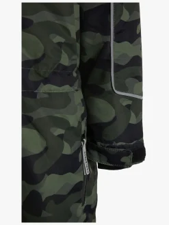 Børn Nordbjrn Overtøj-Nordbjørn Arctic Flyverdragt, Hide and Seek Green