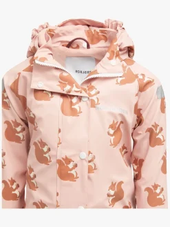 Regntøj|Nordbjrn Nordbjørn Asperö Foret Regnsæt, Pink Squirrel Lyserød/Brun
