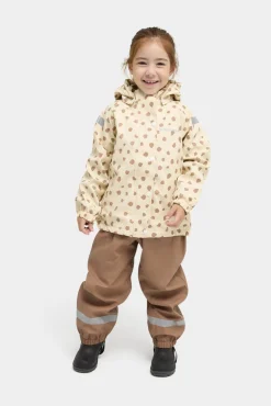 Regntøj|Nordbjrn Nordbjørn Asperö Foret Regnsæt, Dots Beige Beige/Brun