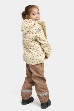 Regntøj|Nordbjrn Nordbjørn Asperö Foret Regnsæt, Dots Beige Beige/Brun