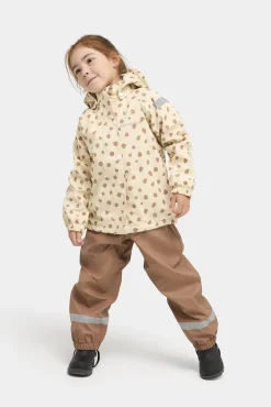 Regntøj|Nordbjrn Nordbjørn Asperö Foret Regnsæt, Dots Beige Beige/Brun