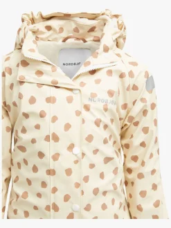 Regntøj|Nordbjrn Nordbjørn Asperö Foret Regnsæt, Dots Beige Beige/Brun