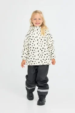 Regntøj|Nordbjrn Nordbjørn Asperö Foret Regnsæt, Dots Black Hvid/Sort