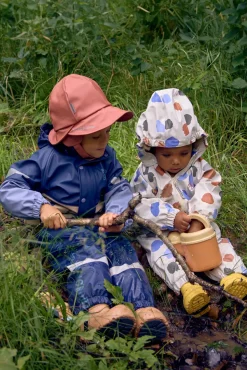 Regntøj|Nordbjrn Nordbjörn Bergen Foret Regnsæt, Insignia Blue/White Pepper Beige
