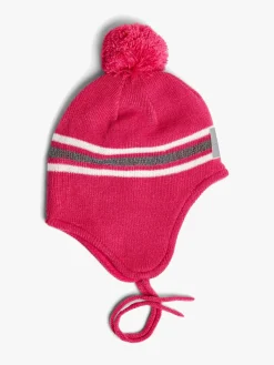 Tilbehør|Vintertøj|Nordbjrn Nordbjørn Billie Hue, Magenta Lyserød/Hvid