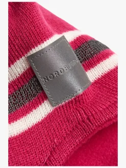 Tilbehør|Vintertøj|Nordbjrn Nordbjørn Billie Hue, Magenta Lyserød/Hvid