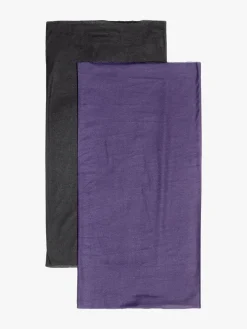 Tilbehør|Nordbjrn Nordbjørn Bjørli Halsedisse 2-Pak, Black/Eclipse Lilla/Sort