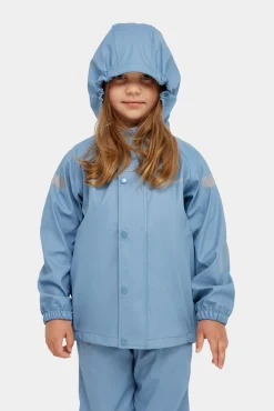 Børn Nordbjrn Regntøj-Nordbjörn Båtlandet Regnsæt, Blå