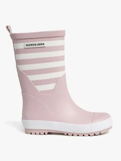 Børn Nordbjrn Gummistøvler-Nordbjørn Dagg Gummistøvler, Lyserød/Hvid