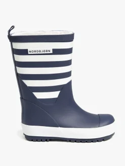 Børn Nordbjrn Gummistøvler-Nordbjørn Dunder Forede Gummistøvler, Navy/White