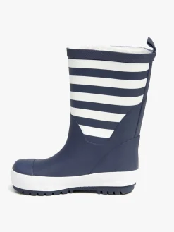 Børn Nordbjrn Gummistøvler-Nordbjørn Dunder Forede Gummistøvler, Navy/White