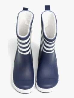Børn Nordbjrn Gummistøvler-Nordbjørn Dunder Forede Gummistøvler, Navy/White
