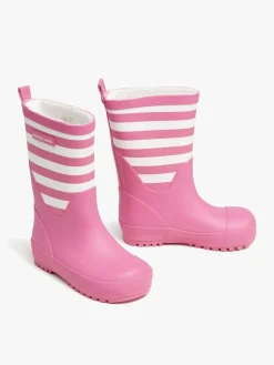 Gummistøvler|Nordbjrn Nordbjørn Dunder Forede Gummistøvler, Fuschia/White Lyserød/Hvid