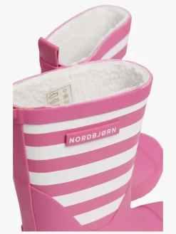 Gummistøvler|Nordbjrn Nordbjørn Dunder Forede Gummistøvler, Fuschia/White Lyserød/Hvid