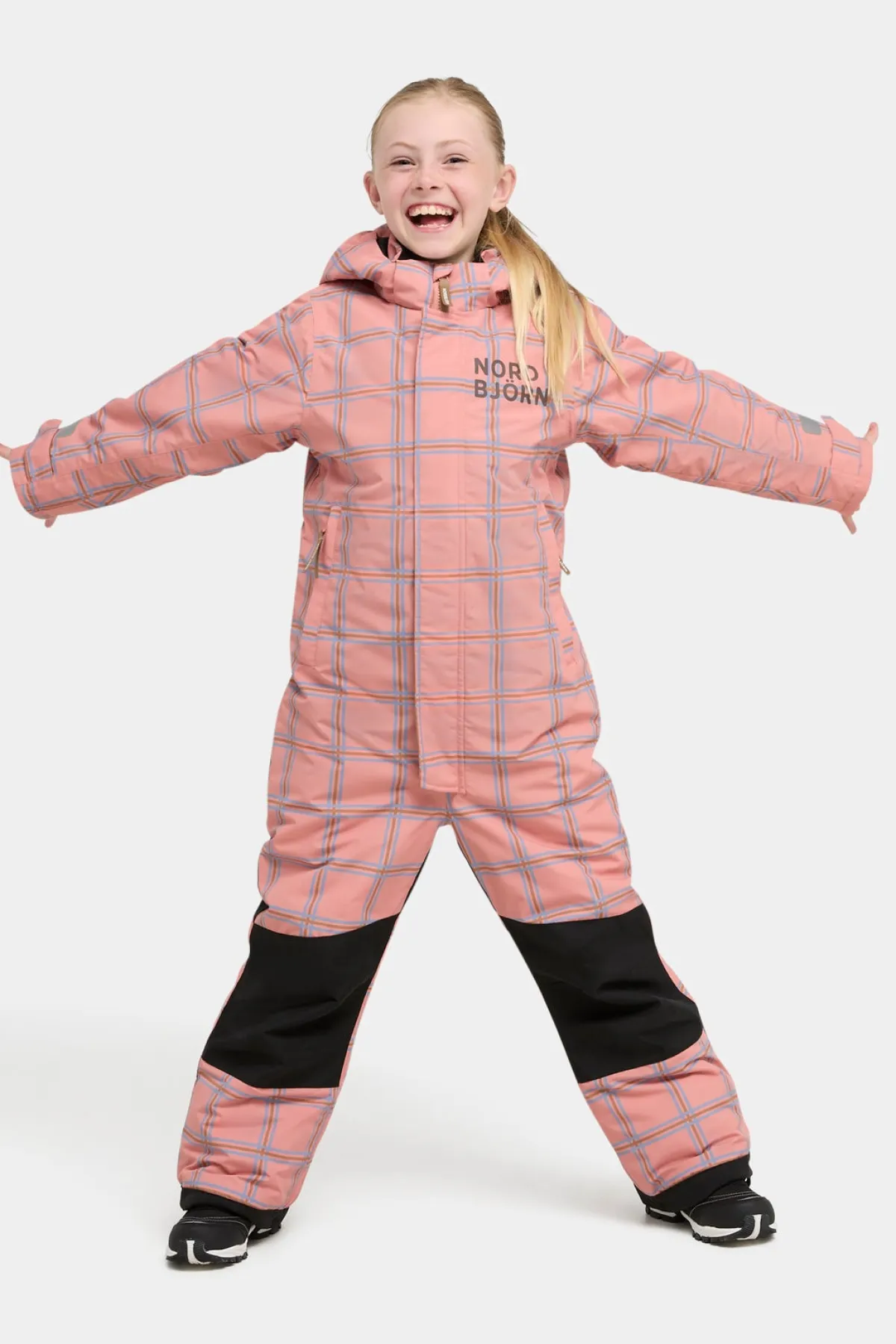 Børn Nordbjrn Flyverdragter-Nordbjörn Enelunden Flyverdragt, Rose Dawn Checked