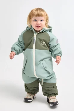 Børn Nordbjrn Flyverdragter-Nordbjørn Fernie Babyflyverdragt, Beetle/Slate Grey