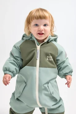 Børn Nordbjrn Flyverdragter-Nordbjørn Fernie Babyflyverdragt, Beetle/Slate Grey