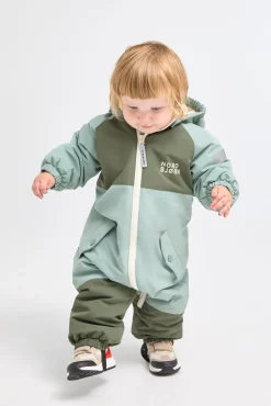 Børn Nordbjrn Flyverdragter-Nordbjørn Fernie Babyflyverdragt, Beetle/Slate Grey