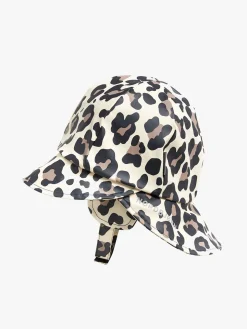 Regntøj|Tilbehør|Nordbjrn Nordbjørn Fjord Foret Regnhue & Vanter, Leopardy Brazilian Sand Beige/Brun/Sort