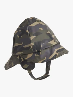 Regntøj|Tilbehør|Nordbjrn Nordbjørn Fjord Foret Regnhue & Vanter, Hide and Seek Green Grøn/Beige