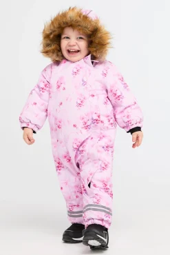 Fleecetøj|Overtøj|Nordbjrn Nordbjørn Fårö Babyflyverdragt, Enchanted Flowers Lyserød