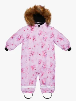 Fleecetøj|Overtøj|Nordbjrn Nordbjørn Fårö Babyflyverdragt, Enchanted Flowers Lyserød