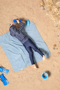 Uv & Strand|Nordbjrn Nordbjørn Fårö UV-Hat, Navy Stripe Blå/Hvid