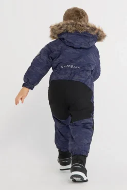 Overtøj|Nordbjrn Nordbjørn Frej Reflekterende Flyverdragt, Camo Dots Eclipse Blå