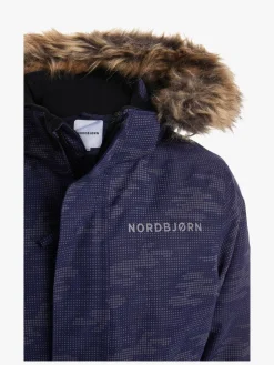 Overtøj|Nordbjrn Nordbjørn Frej Reflekterende Flyverdragt, Camo Dots Eclipse Blå