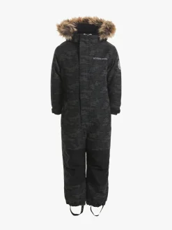 Flyverdragter|Overtøj|Nordbjrn Nordbjørn Frej Reflekterende Flyverdragt, Camo Dots Black Sort