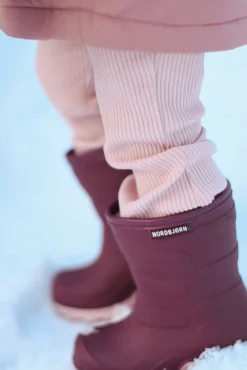 Støvler & Vinterstøvler|Nordbjrn Nordbjörn Grundsund Forede Gummistøvler, Oxblood Lilla