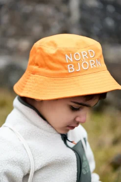 Uv & Strand|Tilbehør|Nordbjrn Nordbjörn Hjortnäs Bucket Hat Vendbar, Orange