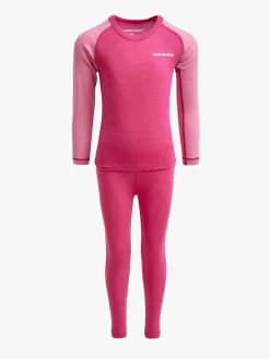 Undertøj|Uldtøj|Nordbjrn Nordbjørn Icicle Skiundertøj Merinould, Magenta Lyserød