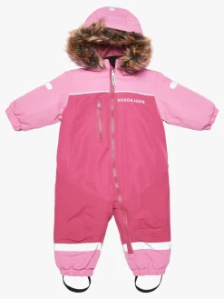 Børn Nordbjrn Flyverdragter-Nordbjørn Igloo Babyflyverdragt, Lilac Rose