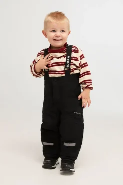 Børn Nordbjrn Termotøj|Vintertøj-Nordbjørn Isaberg Skibukser, Black Beauty