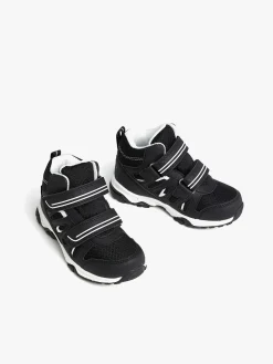 Børn Nordbjrn Støvler & Vinterstøvler-Nordbjørn Mercury Mid WP  Fleece-forede Sneakers, Black/White