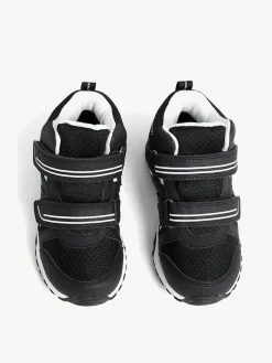 Børn Nordbjrn Støvler & Vinterstøvler-Nordbjørn Mercury Mid WP  Fleece-forede Sneakers, Black/White