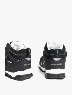 Børn Nordbjrn Støvler & Vinterstøvler-Nordbjørn Mercury Mid WP  Fleece-forede Sneakers, Black/White
