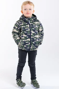 Vintertøj|Nordbjrn Nordbjørn Milano Dynejakke, Classic Camo Grøn/Beige