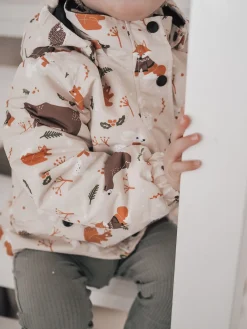 Vintertøj|Nordbjrn Nordbjørn Minilanche Dynejakke, Parchment Beige/Brun