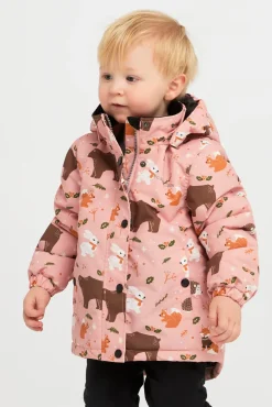 Vintertøj|Nordbjrn Nordbjørn Minilanche Dynejakke, Mellow Rose Lyserød/Brun
