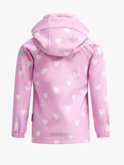 Overtøj|Nordbjrn Nordbjørn Mollö Softshelljakke, Love Bonbon Lyserød/Hvid