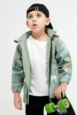 Overtøj|Nordbjrn Nordbjørn Mollö Softshelljakke, Monkey Business Green Bay Grøn/Brun