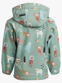 Overtøj|Nordbjrn Nordbjørn Mollö Softshelljakke, Monkey Business Green Bay Grøn/Brun